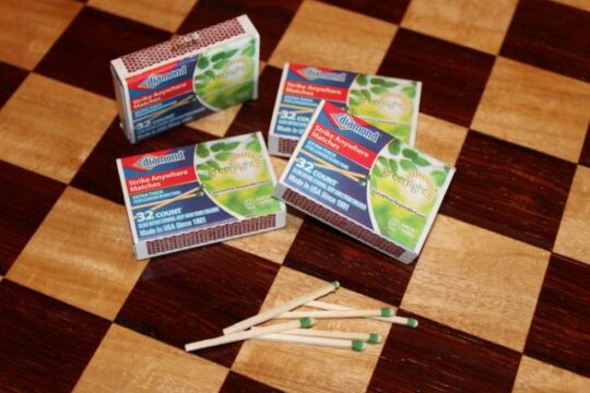 Strike Anywhere Match Box