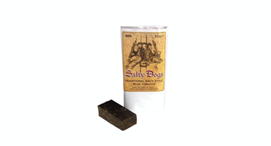 Dan Tobacco Salty Dogs 50g Plug Pipe Tobacco