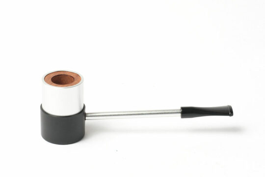 Nording Compass Metal Silver Tobacco Pipe
