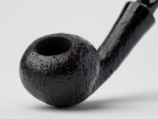 Ian Fisher Sandblasted Bent Tomato Tobacco Pipe - Image 5