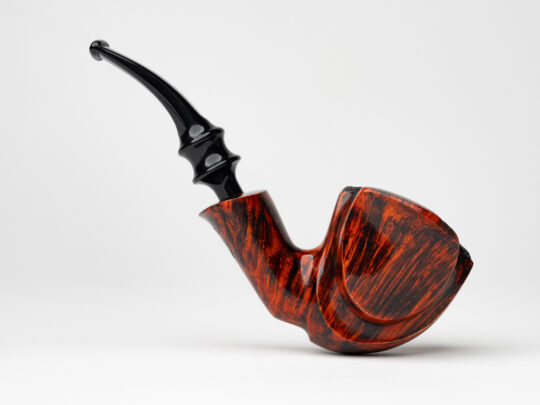 Nørding Orange Grain Freehand (2) Tobacco Pipe - Image 2