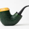 Caminetto Sandblasted Reverse Calabash Calabash (06) (37) (AT) Tobacco Pipe