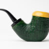 Caminetto Sandblasted Reverse Calabash Calabash (06) (37) (AT) Tobacco Pipe - Image 2
