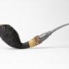 Nate King Black Fan Blast Magnum Egg w/ Bakelite Stem