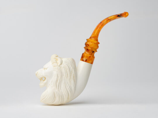 Servi-Meerschaum Carved Meerschaum Tobacco Pipe