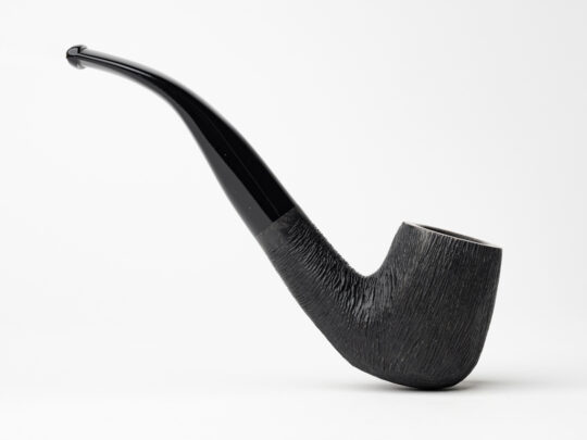 Brigham System Rusticated (023S) (Rock Maple Inserts) Tobacco Pipe - Image 2