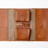 Passatore pipe folding pouch canvas+leather cognac - Image 13