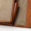 Passatore pipe folding pouch canvas+leather cognac - Image 10