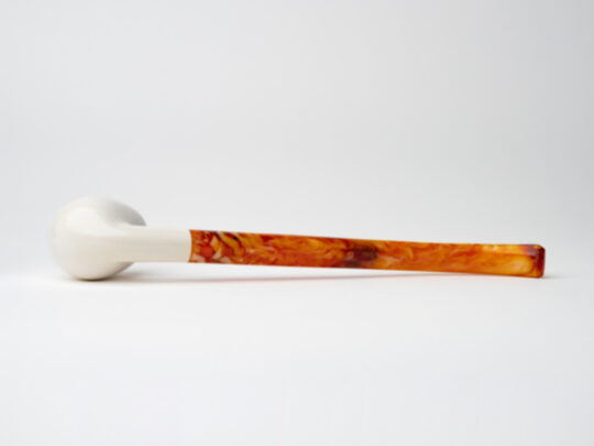 Servi-Meerschaum Bent Billiard Churchwarden Meerschaum Tobacco Pipe - Image 4