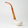 Servi-Meerschaum Rusticated Freehand Churchwarden Meerschaum Tobacco Pipe - Image 2