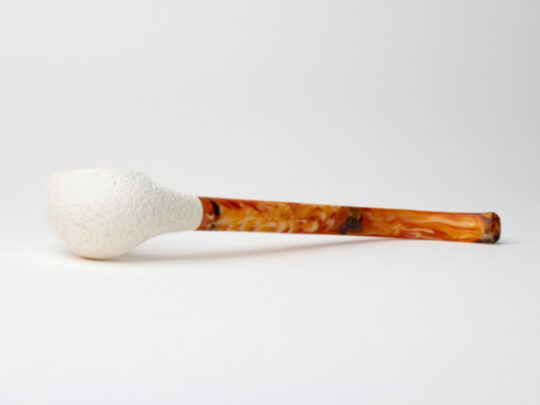Servi-Meerschaum Rusticated Freehand Churchwarden Meerschaum Tobacco Pipe - Image 5