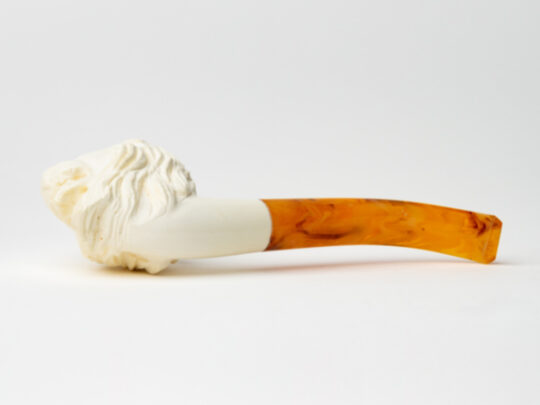 Servi-Meerschaum Carved Lion Meerschaum Tobacco Pipe - Image 4
