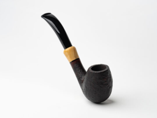 Chacom Supreme Sandblasted Bent Egg Tobacco Pipe - Image 6
