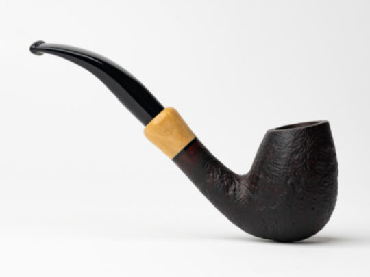Chacom Supreme Sandblasted Bent Egg Tobacco Pipe - Image 3