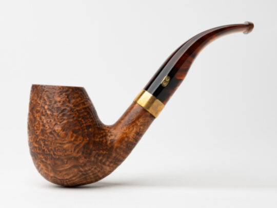 Chacom Churchill Sandblasted Bent Egg (78) Tobacco Pipe
