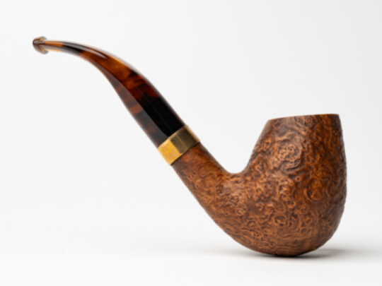 Chacom Churchill Sandblasted Bent Egg (78) Tobacco Pipe - Image 2