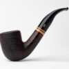 Chacom Erica Sandblasted Bent Billiard (1205) Tobacco Pipe