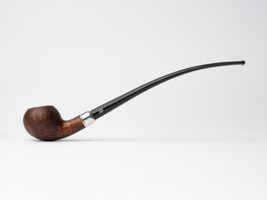 Chacom Sandblasted Churchwarden (F3) Tobacco Pipe