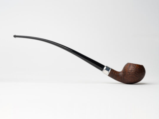 Chacom Sandblasted Churchwarden (F3) Tobacco Pipe - Image 2