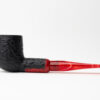Cesare Barontini Vulcano Sandblasted Billiard (9mm) Tobacco Pipe