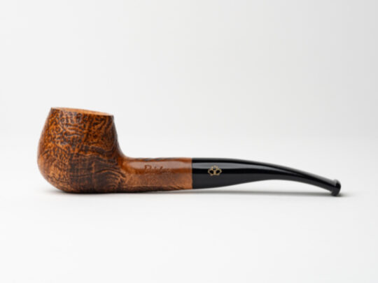 Brigham System Sandblasted (036S) (Rock Maple Inserts) Tobacco Pipe