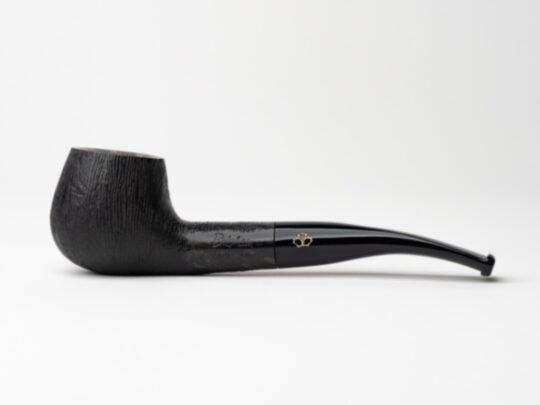 Brigham System Rusticated (036S) (Rock Maple Inserts) Tobacco Pipe
