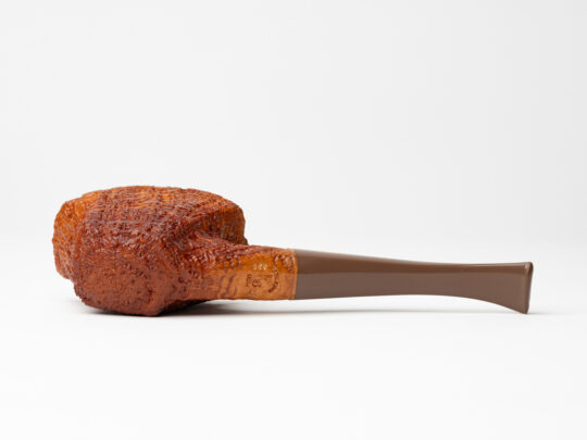 Nate King Sandblasted Dublin Tobacco Pipe - Image 4
