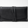 Genuine Leather Deluxe Rollup Pouch (Black or Brown) - Image 2