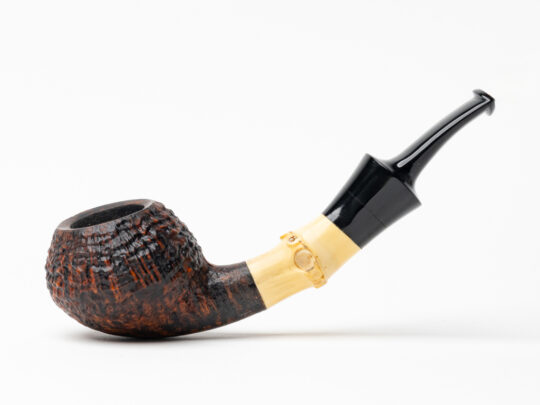 Dirk Heinemann Sandblasted Tomato w/ Bamboo Tobacco Pipe - Image 2