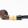 Dirk Heinemann Sandblasted Tomato w/ Bamboo Tobacco Pipe - Image 5