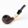 Dirk Heinemann Sandblasted Tomato w/ Bamboo Tobacco Pipe