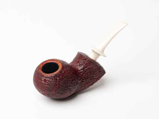 Dirk Heinemann Sandblasted Apple w/ Juma Stem Tobacco Pipe