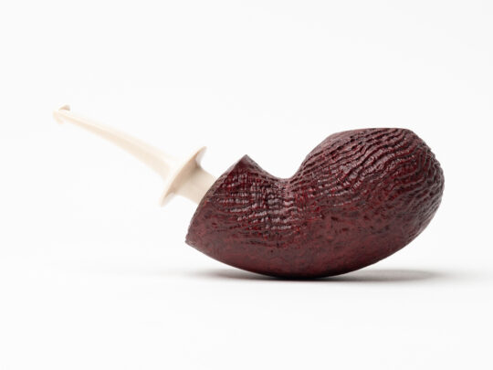 Dirk Heinemann Sandblasted Apple w/ Juma Stem Tobacco Pipe - Image 5