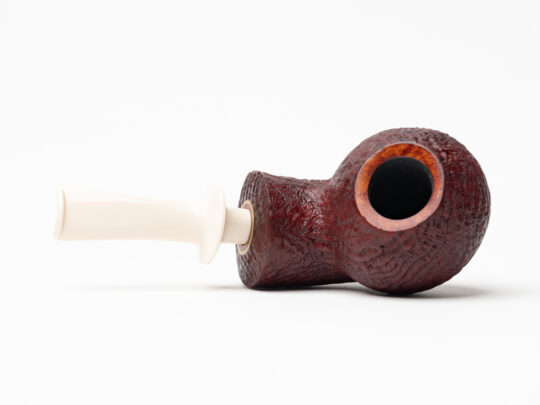 Dirk Heinemann Sandblasted Apple w/ Juma Stem Tobacco Pipe - Image 2