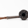 La Biota Sandblasted Dublin Sitter Tobacco Pipe (Horn Accent) - Image 3