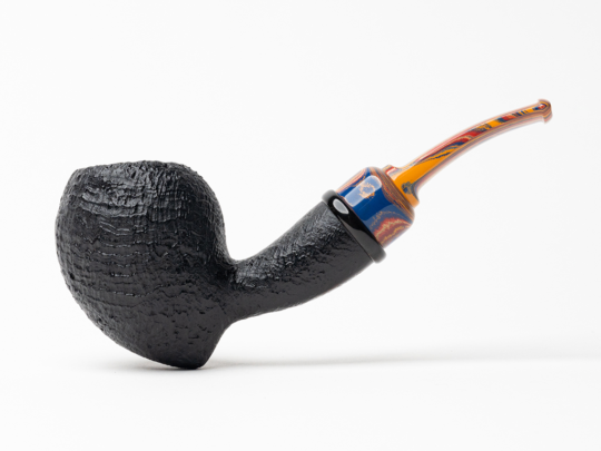 La Biota Sandblasted Acorn Tobacco Pipe