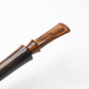 La Biota Sandblasted Dublin Sitter Tobacco Pipe (Horn Accent) - Image 6