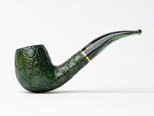 Savinelli Alligator Green (677 KS) (6mm) Tobacco Pipe