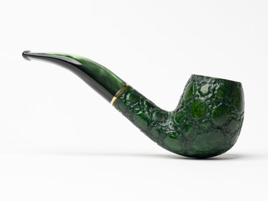 Savinelli Alligator Green (677 KS) (6mm) Tobacco Pipe - Image 2