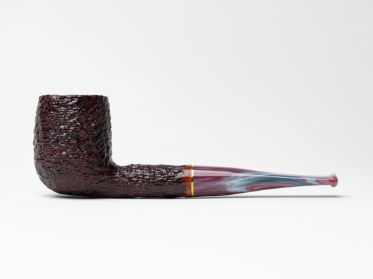 Savinelli Vigna Rusticated Bordeaux (128) (6mm) Tobacco Pipe