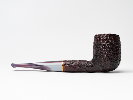 Savinelli Vigna Rusticated Bordeaux (128) (6mm) Tobacco Pipe - Image 2