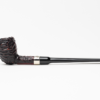 Peterson Speciality Rusticated Nickel Mounted Belgique Fishtail Tobacco Pipe