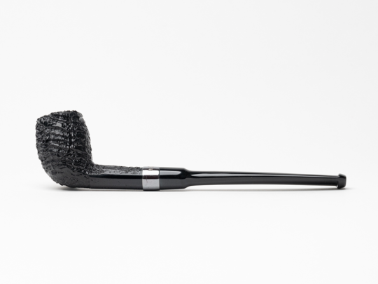 Peterson Speciality PSB Silver Mounted Belgique Fishtail Tobacco Pipe