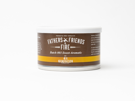 Erik Stokkebye 4th Generation: Fathers, Friends & Fire Batch 003 Sweet Aromatic 2oz Pipe Tobacco