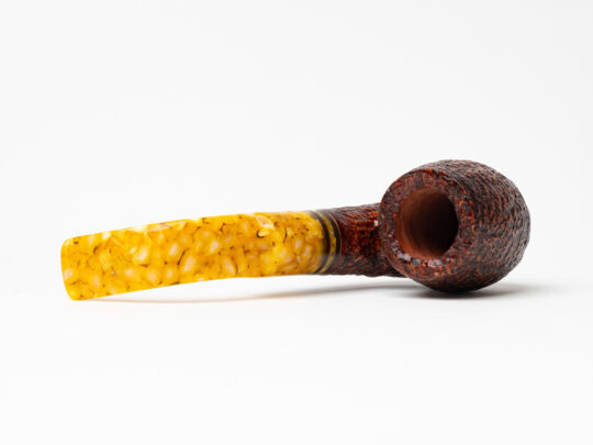 Savinelli Miele Brown Rusticated (614) (6mm) Tobacco Pipe - Image 4