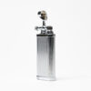 IM Corona Old Boy Chrome Engine Turned Pipe Lighter - Image 2
